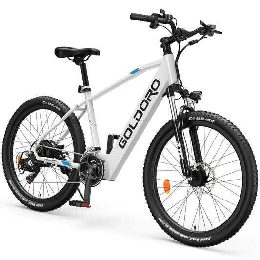 Goldoro Electric Bike 26" X7 Aluminum Alloy Mountain Bike, 350W/36V, MAX 17.4 MPH, 21 speed - ProMounts
