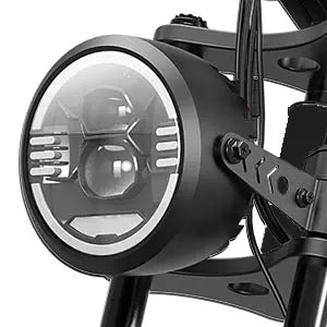 Goldoro Electric Bike for Adults 500W, 20 Inch Fat Tire Ebike 31 MPH & 50-60 Miles Commuter E Bike, 48V 20AH Electric Bicycle (Black) - ProMounts