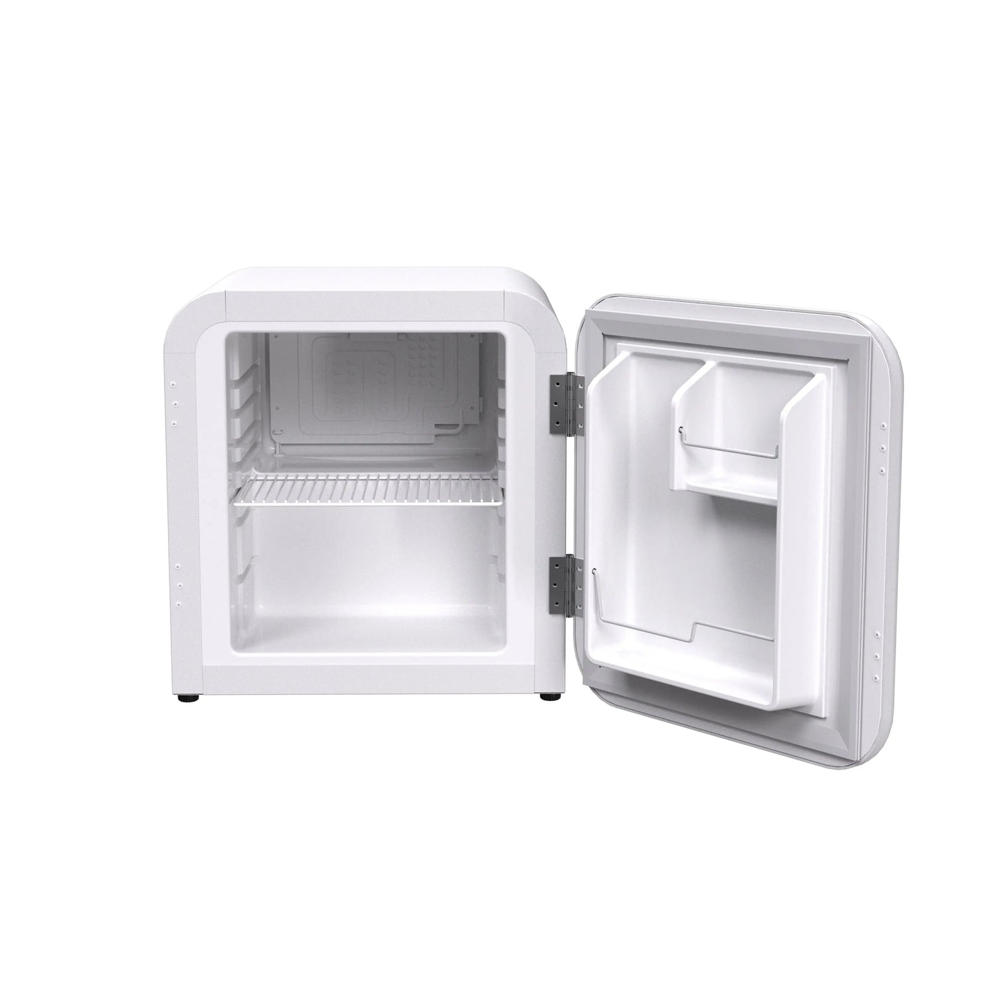 Husky Premium 43L Retro Style 1.5 C.ft. Freestanding Mini Fridge in White - ProMounts