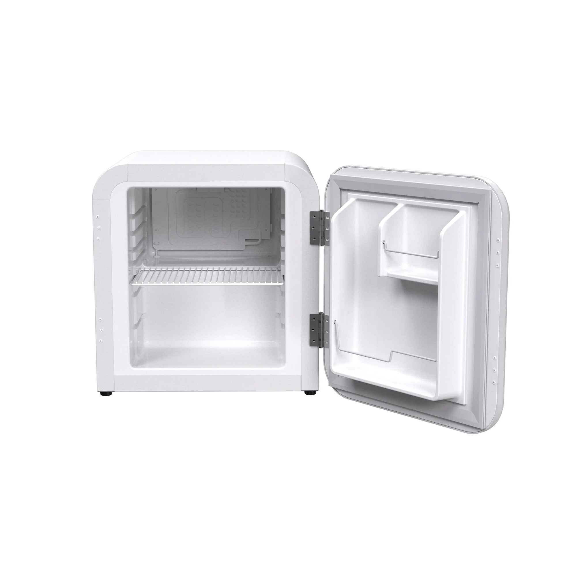 Husky Premium 43L Retro Style 1.5 C.ft. Freestanding Mini Fridge in White - ProMounts