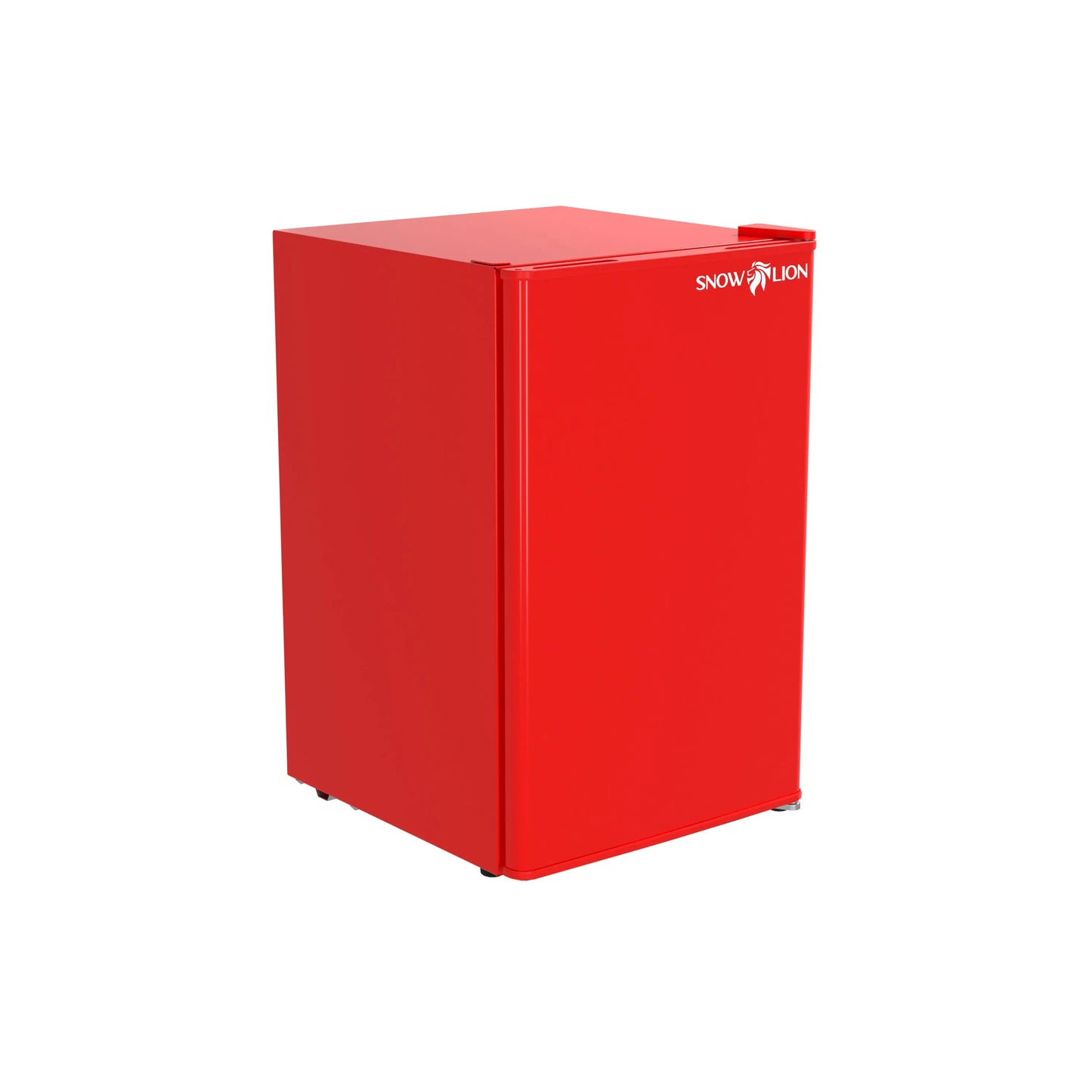 SnowLion Premium 65L Solid Door 2.3 C.ft. Freestanding Under-Counter Mini Fridge in Red SnowLion