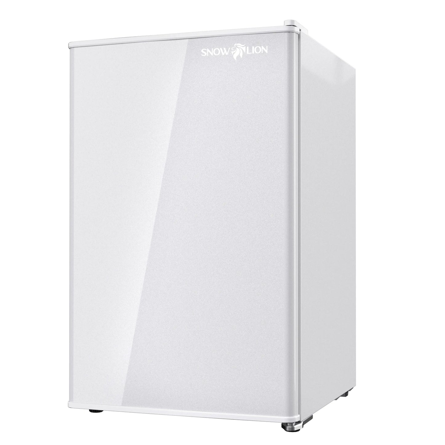 SnowLion Premium 65L Solid Door 2.3 Cu.ft. Freestanding Under-Counter Mini Fridge in White - ProMounts