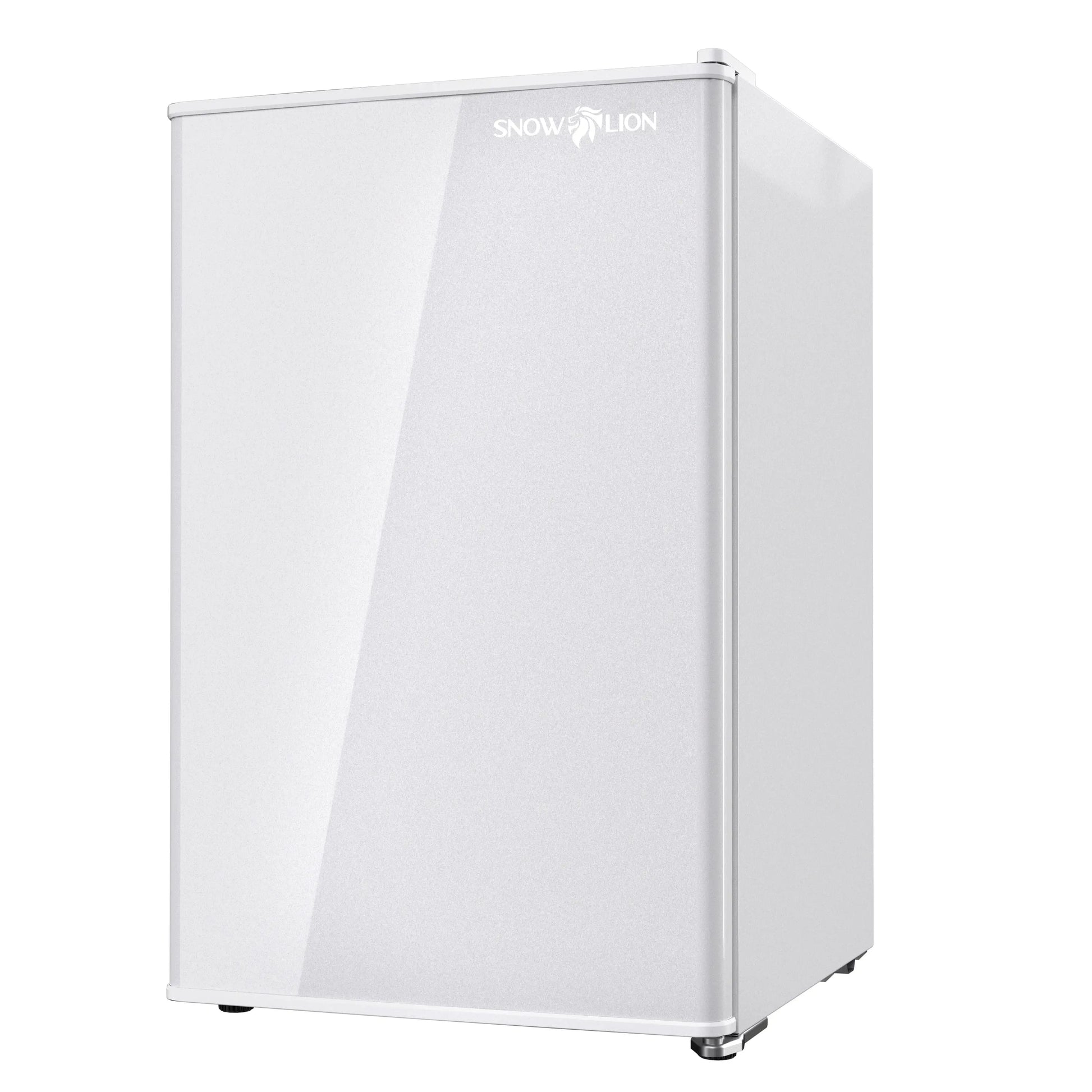 SnowLion Premium 65L Solid Door 2.3 Cu.ft. Freestanding Under-Counter Mini Fridge in White - ProMounts
