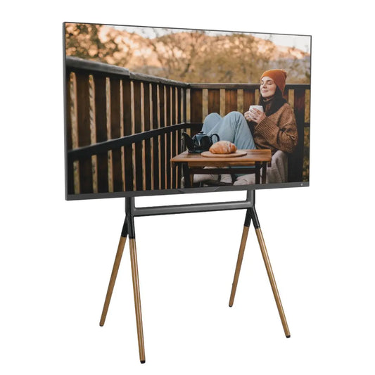 ProMounts Easel TV Stand Mount for 42"-84" TVs And Holds Up To 99Lbs - ProMounts