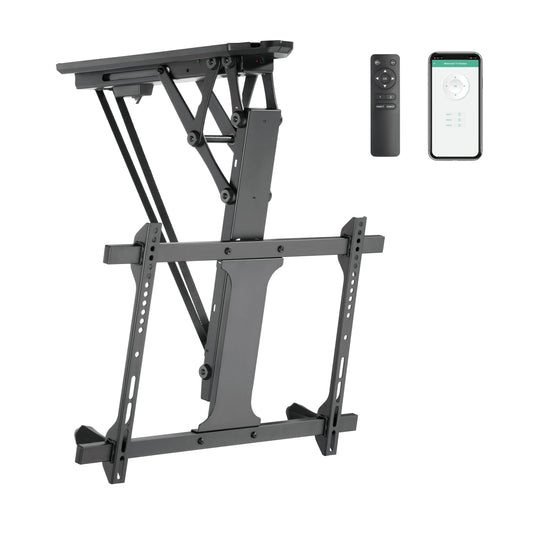 ProMounts Motorized Ceiling TV Mount for TVs 32" - 70" Up to 77 lbs with Smart App and Remote Control - ProMounts