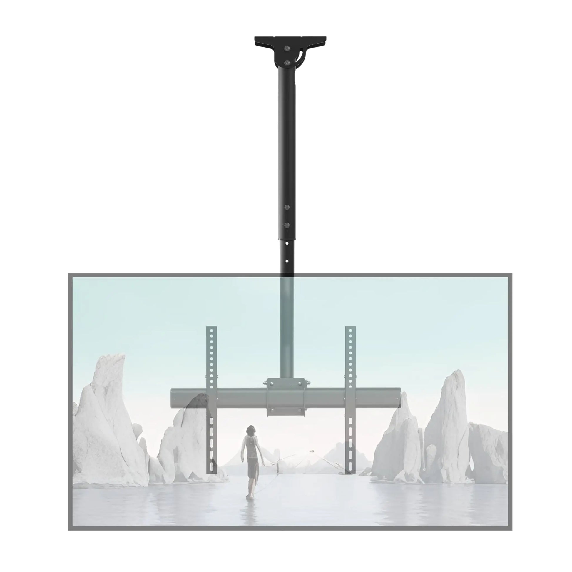 ProMounts Tilt and Swivel Ceiling TV Mount 37-90 Inch Screens Holds up to 110Lbs. (UC-PRO310XL) ProMounts