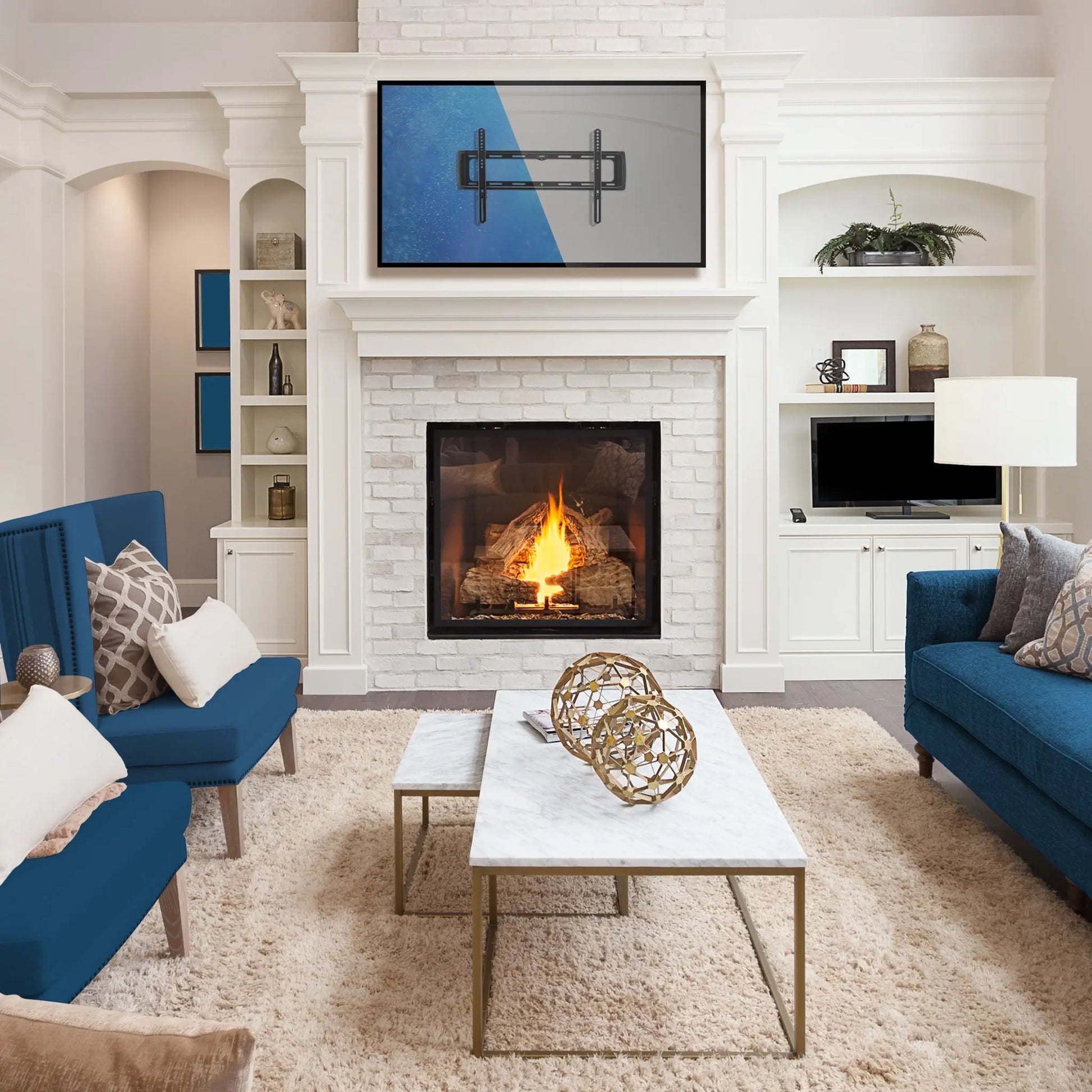 ProMounts  Premium Flat / Fixed TV Wall Mount for 37" to 110" TVs Up to 143lbs (UF-PRO640) - ProMounts