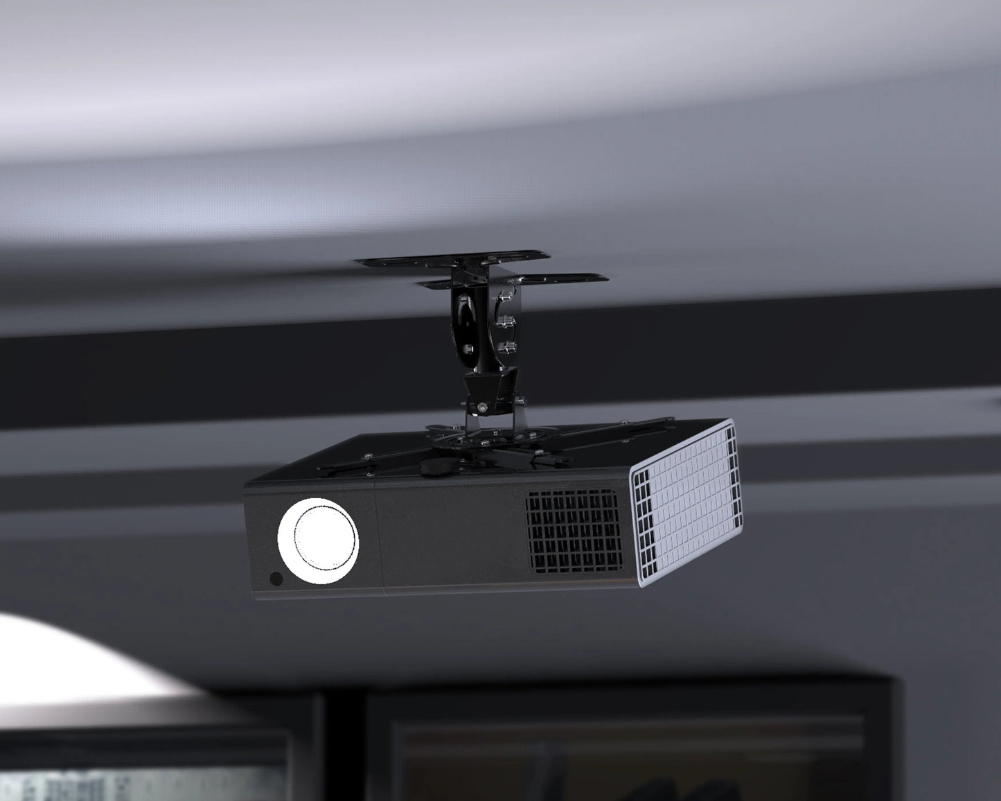 ProMounts Universal Overhead Ceiling Projector Mount, Holds Up to 44lbs (UPR-PRO150) ProMounts