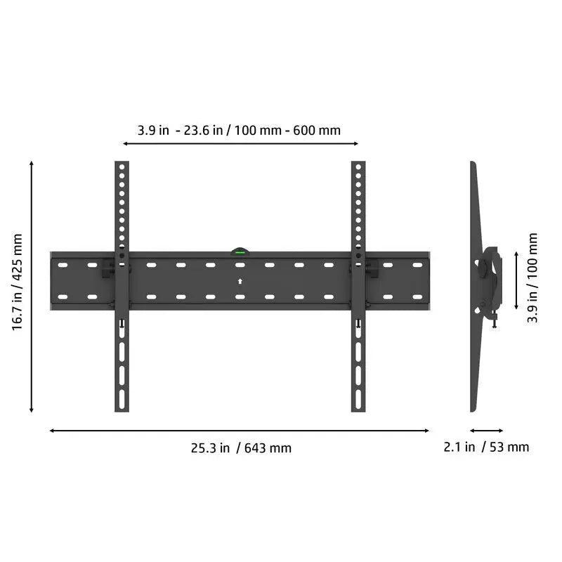 ProMounts Tilting TV Wall Mount For 37" to 85" TVs Holds Up to 88lbs (OMT6401) ProMounts