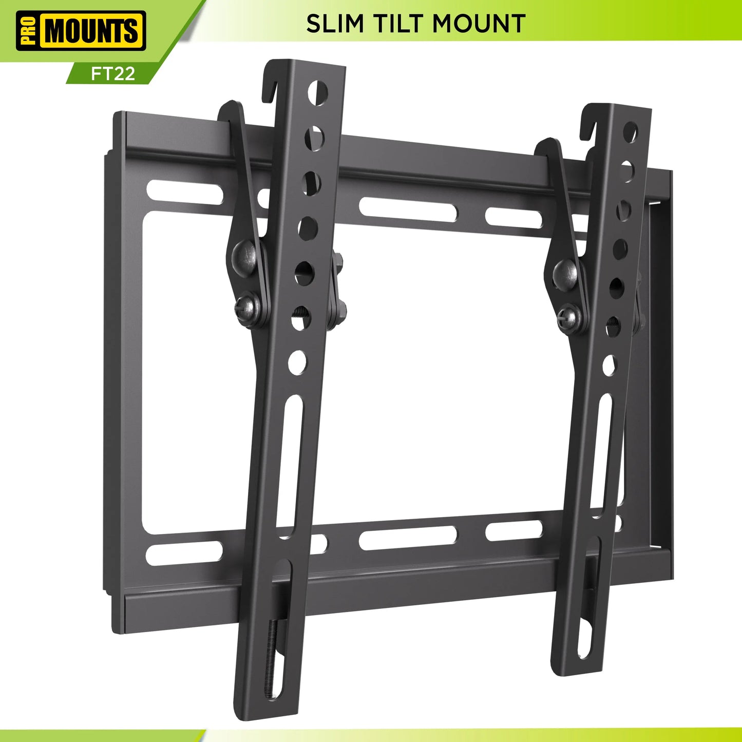 ProMounts Tilting TV Wall Mount for 13" to 47" TVs, Holds up to 44lbs (FT22) ProMounts