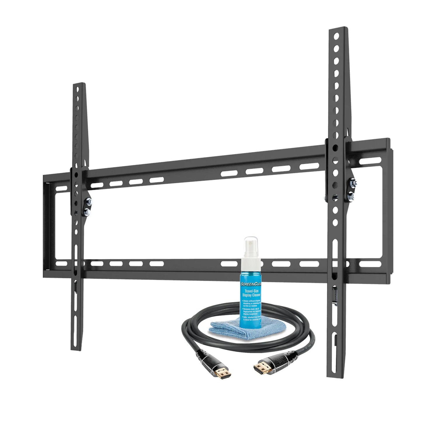 ProMounts Tilting TV Wall Mount Kit (Mount, HDMI, Screen Cleaner) For 42" to 75" TVs Holds up to 75lbs (MT643) ProMounts