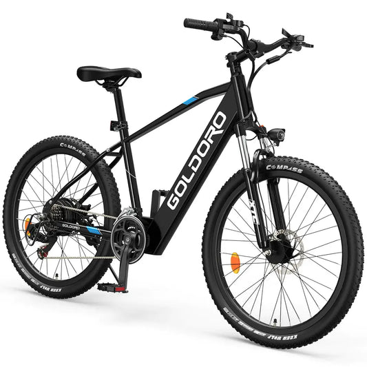 Goldoro Electric Bike 26" X7 Aluminum Alloy Mountain Bike, 350W/36V, MAX 17.4 MPH, 21 speed - ProMounts