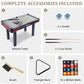 ROSEED 48" Complete Set Pool Table, Compact Size with Premium Velvet Tabletop and Solid Cue Sticks (GS-BT-2355) ProMounts
