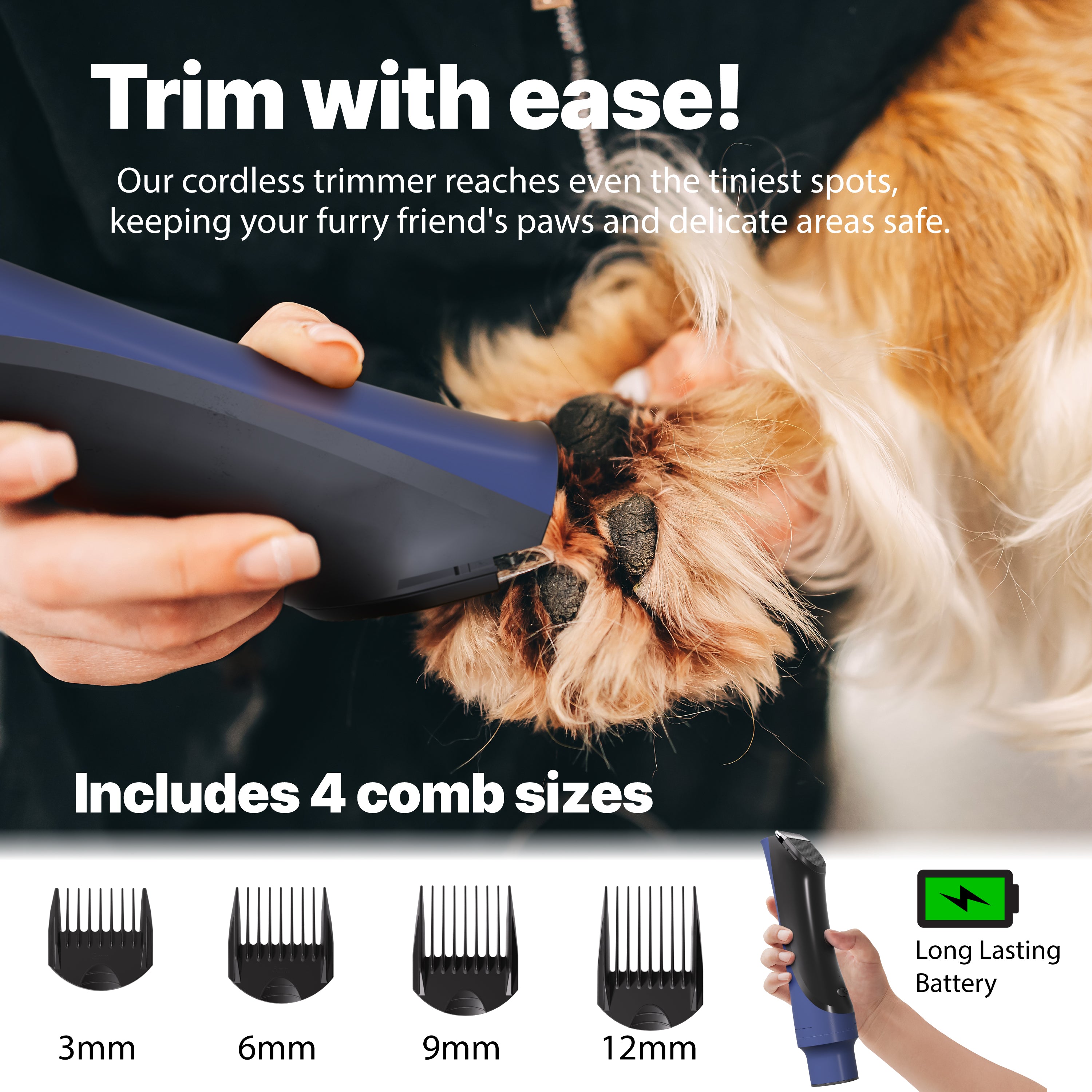 ONE Premium Dog Grooming Kit Pet Grooming Vacuum Dog Clippers Dog ProMounts