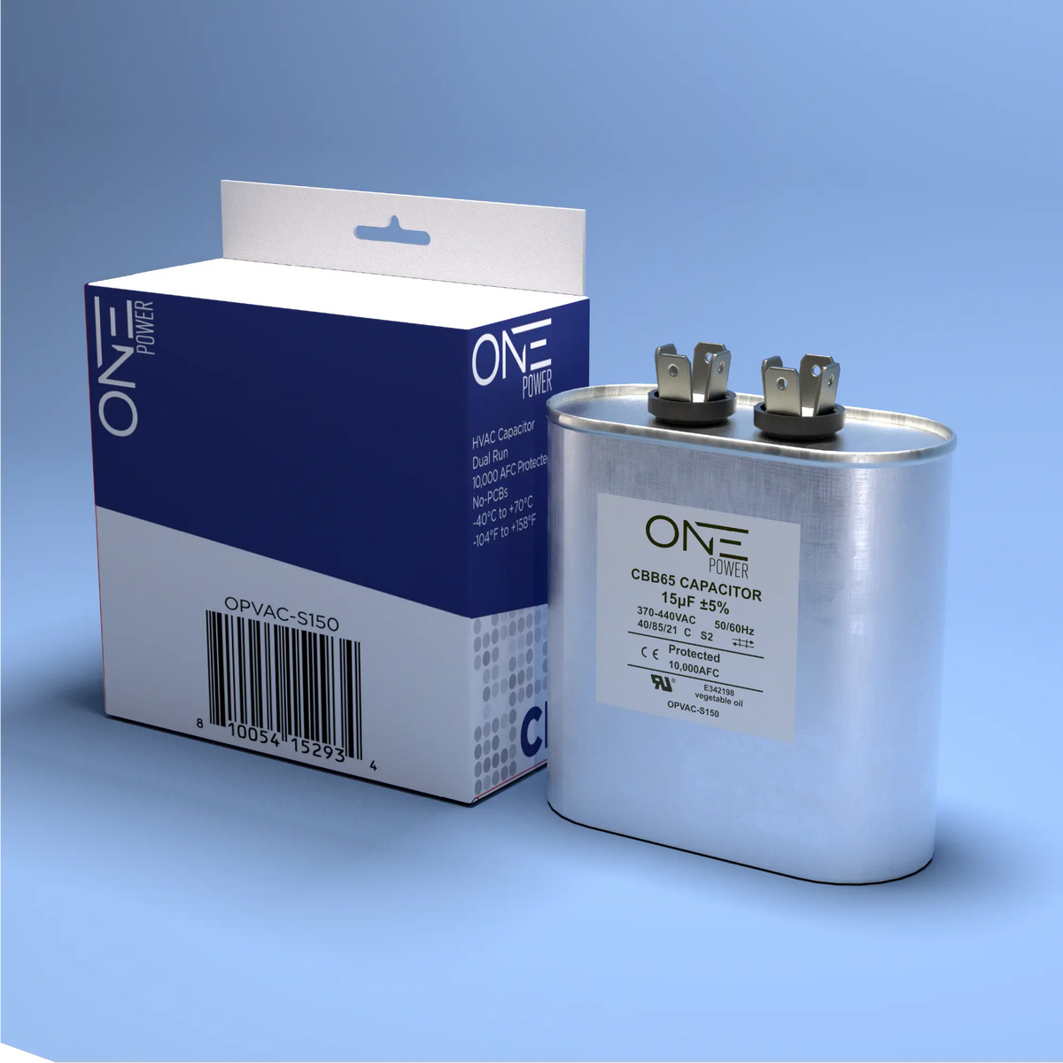 Condensatore Di Marcia Appli Parts Da 15 Mfd, 370/450 VAC, Modello CBB6, Per Compressori E Motori AC