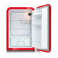 Husky Premium 106L Retro Style 3.74 C.ft. Freestanding Under-Counter Mini Fridge in Red