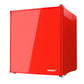 Husky Premium 43L Solid Door 1.5 C.ft. Freestanding Counter-Top Mini Fridge in Red