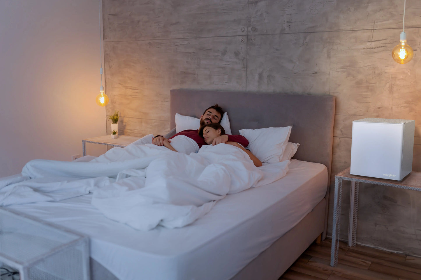 SnowLion Premium 43L Retro Style Mini Fridge 1.5 C.ft. Freestanding Under-counter refrigerator in White (OSFS009-WM)